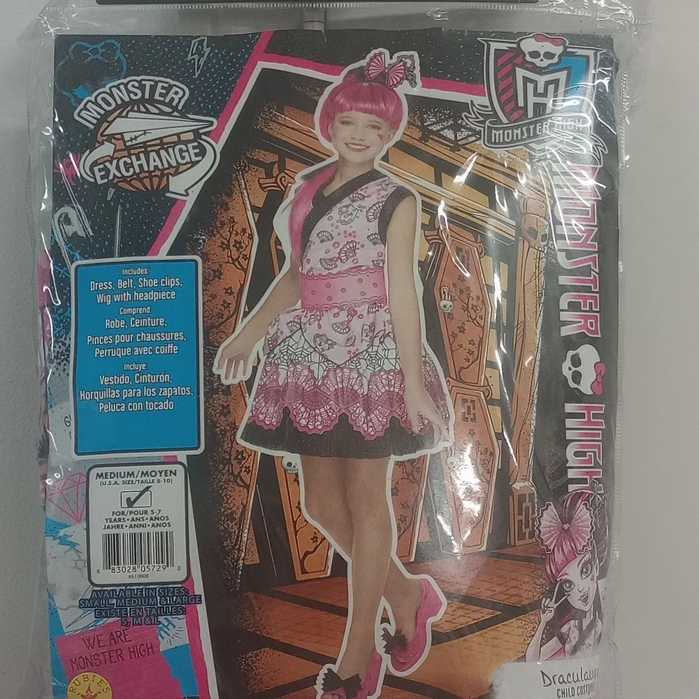 Monster High Draculaura Costume Set